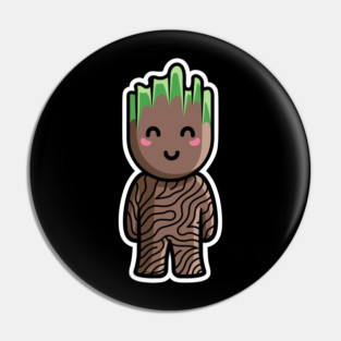Cute Baby Groot Pin