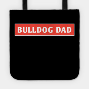 Bulldog Dad Tote
