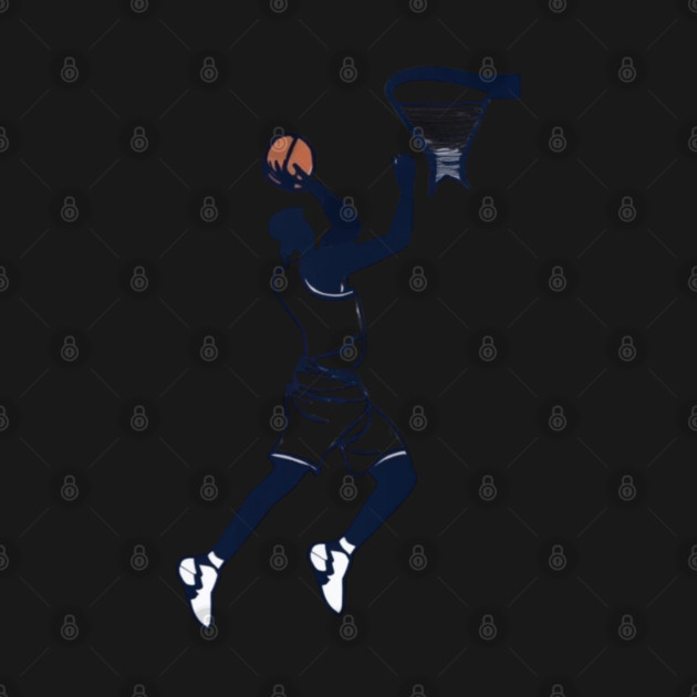 Basketball Player and Hoop Design by Luvv Designs