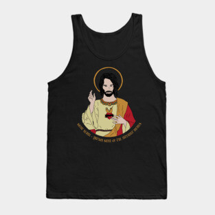 Saint Keanu Reeves - Saint Of The Memes Tank Top