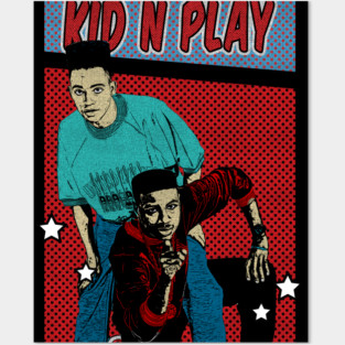 Kid N Play Pop Art Comic Style Posters and Art