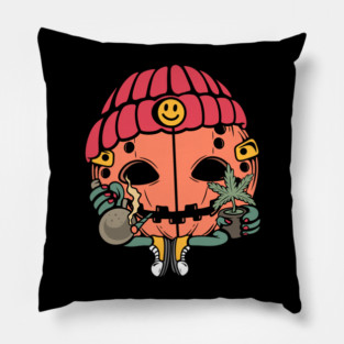 Halloween and 420 Pillow