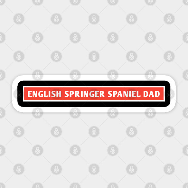English Springer Spaniel Dad Sticker by BlackMeme94