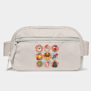 Fun Retro Christmas Designs array Bag