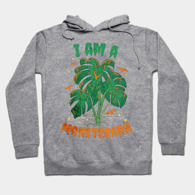 I Am A Monsterahh Halloween plant monster Hoodie by Luxinda