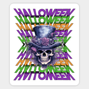 Halloween Skull design Sticker