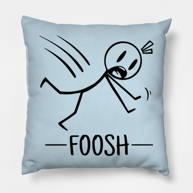 Fall On an Out Stretched Hand cartoony design Pillow by Luxinda