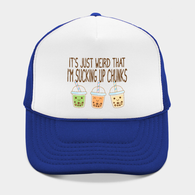 Sucking Up Chunks Boba Bubble Tea design by Luxinda