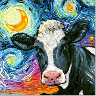Holstein Night Posters and Art