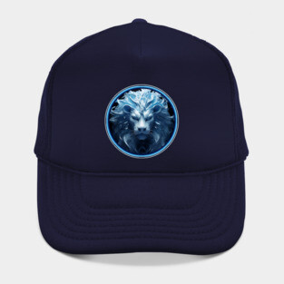 Blue 3D Lions Head Hat