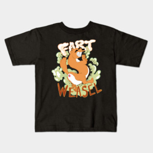Fart Weasel Kids T-Shirt