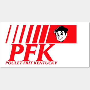 PFK - It's French for KFC Posters and Art