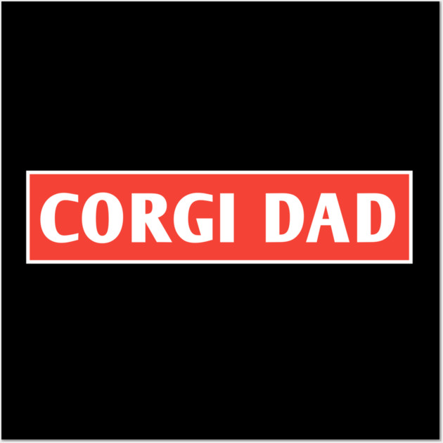 Corgi Dog Gifts Wall Art by BlackMeme94