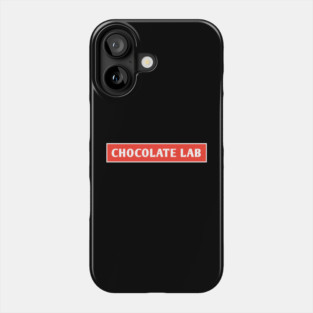 Chocolate Lab Phone Case