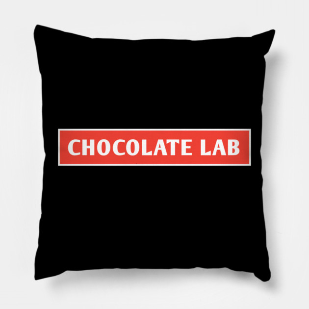 Chocolate Lab Pillow by BlackMeme94