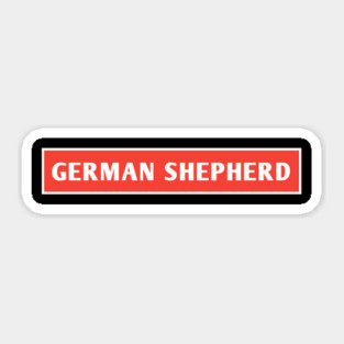 German Shepherd Sticker