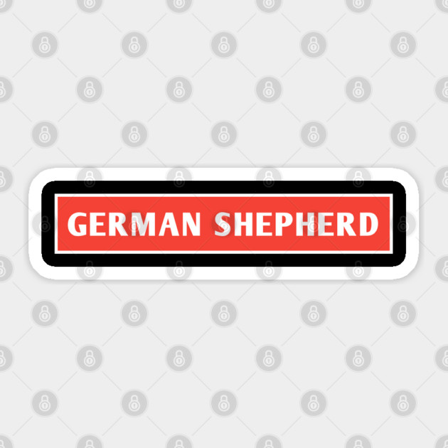 German Shepherd Sticker by BlackMeme94
