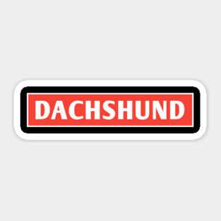 Dachshund Lover Sticker