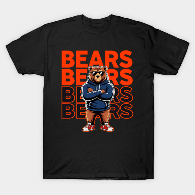 Bears-Football T-Shirt by BlackMeme94
