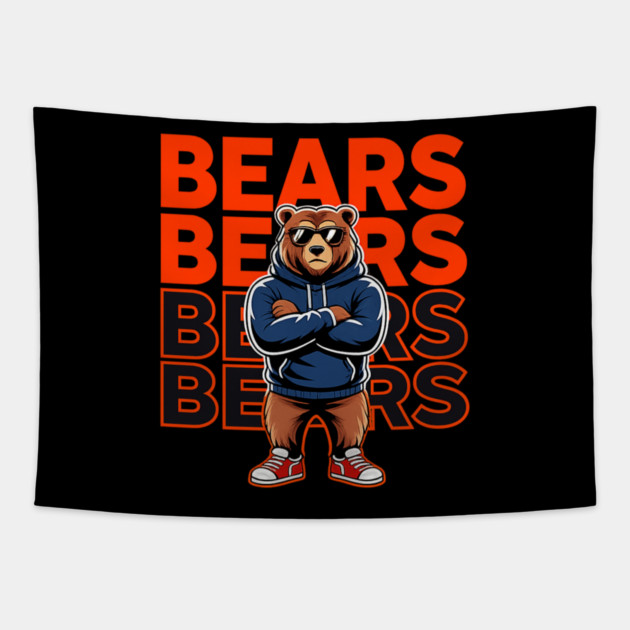 Bears-Football Tapestry by BlackMeme94
