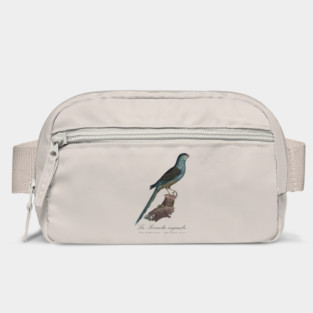 La Perruche Ingambe Parakeet - Jacques Barraband 19th century Illustration Bag