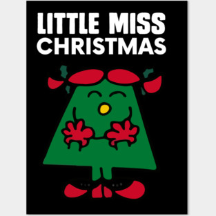 LITTLE MISS CHRISTMAS Posters and Art