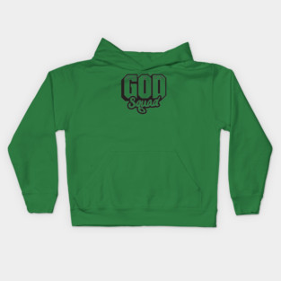God Squad Black Logo Kids Hoodie