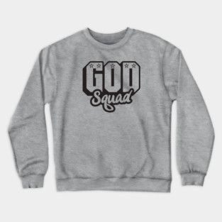 God Squad Black Logo Crewneck Sweatshirt