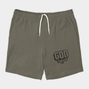 God Squad Black Logo Shorts