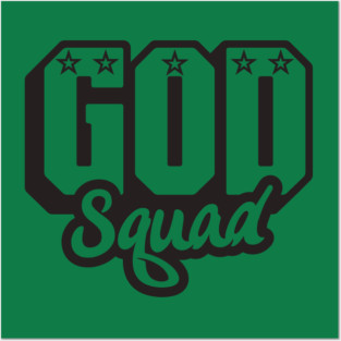 God Squad Black Logo Posters and Art