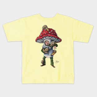 The Mushroom Kid Kids T-Shirt
