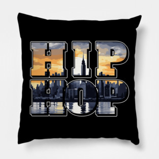 Hip Hop Horizon NYC Pillow