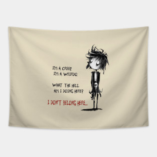 I'm Weirdo (Radiohead) Tapestry