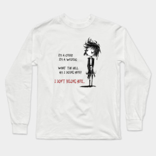 I'm Weirdo (Radiohead) Long Sleeve T-Shirt