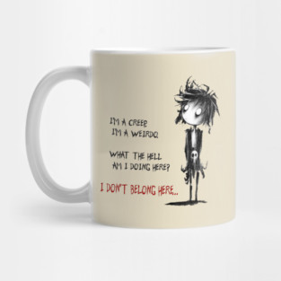 I'm Weirdo (Radiohead) Mug