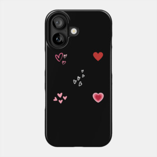 hearts pack Phone Case