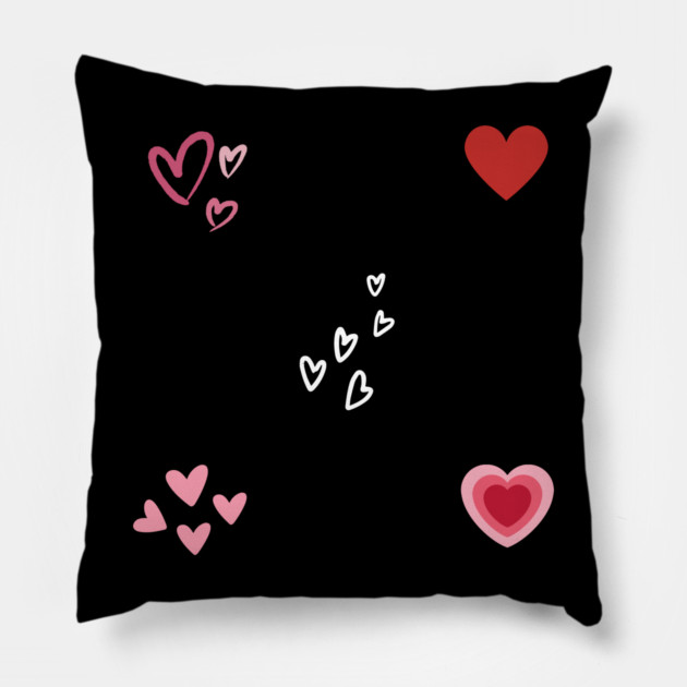 hearts pack Pillow by BlackMeme94