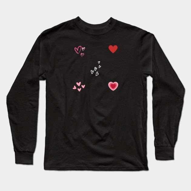hearts pack Long Sleeve T-Shirt by BlackMeme94