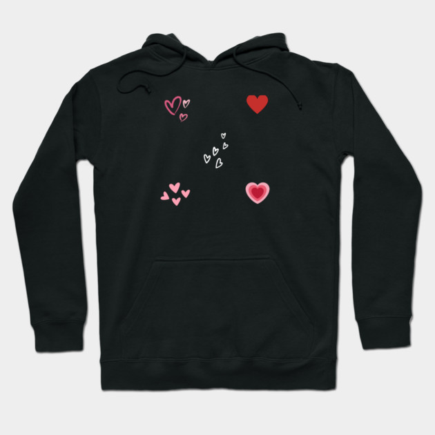 hearts pack Hoodie by BlackMeme94