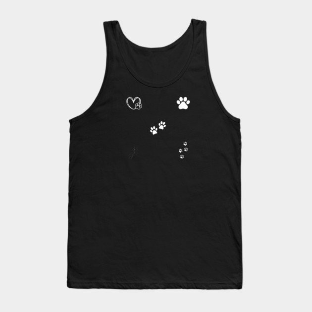 Dog Paws Tank Top by BlackMeme94