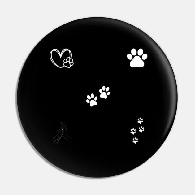 Dog Paws Pin by BlackMeme94
