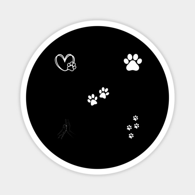Dog Paws Magnet by BlackMeme94