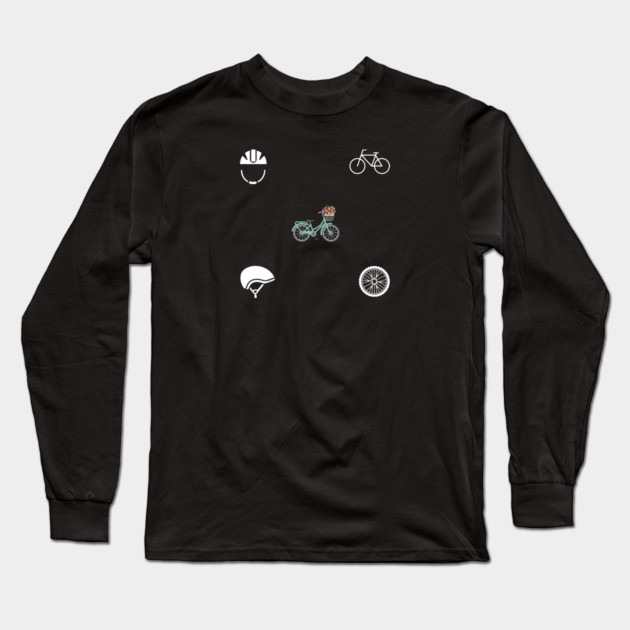 Bike Lover Long Sleeve T-Shirt by BlackMeme94