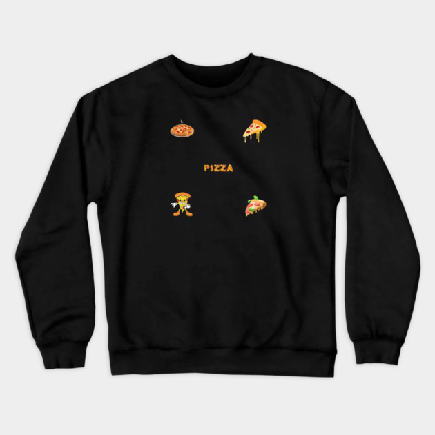 Pizza Lover Crewneck Sweatshirt by BlackMeme94