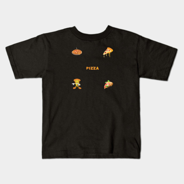 Pizza Lover Kids T-Shirt by BlackMeme94