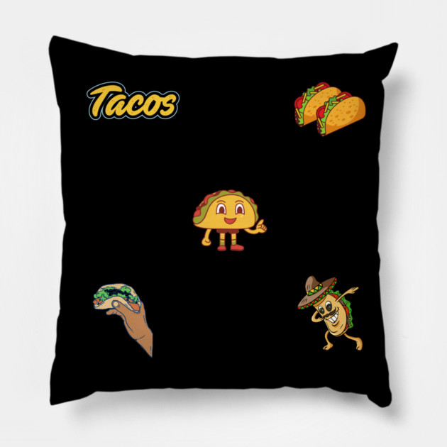 Tacos lover Pillow by BlackMeme94