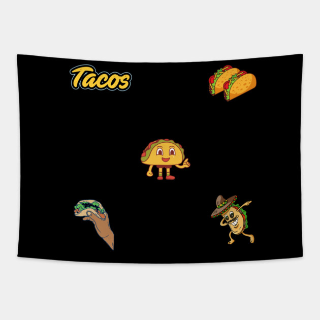 Tacos lover Tapestry by BlackMeme94
