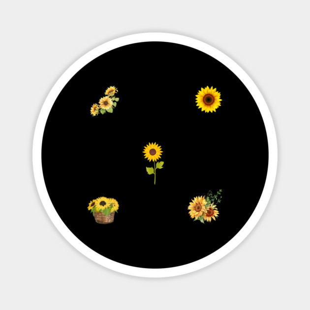 Sunflower lover Magnet by BlackMeme94