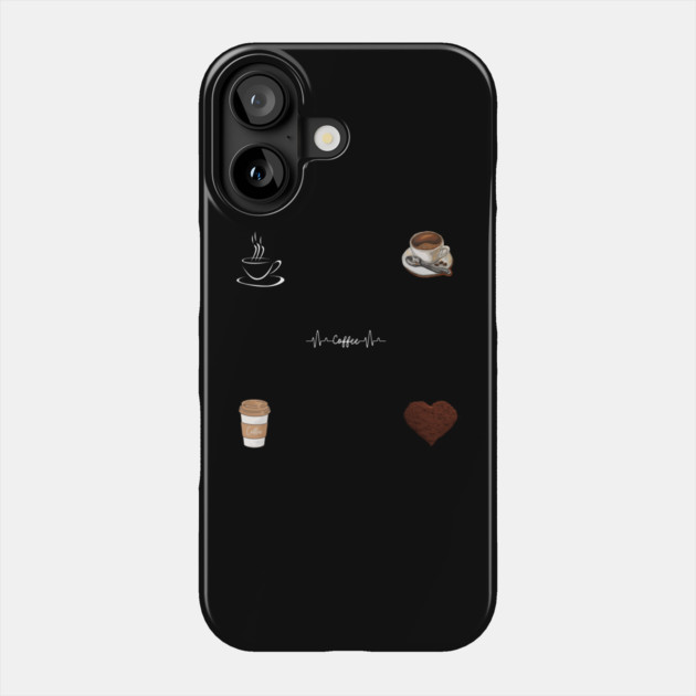 coffee lover gift Phone Case by BlackMeme94