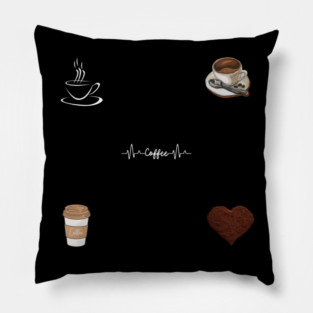 coffee lover gift Pillow
